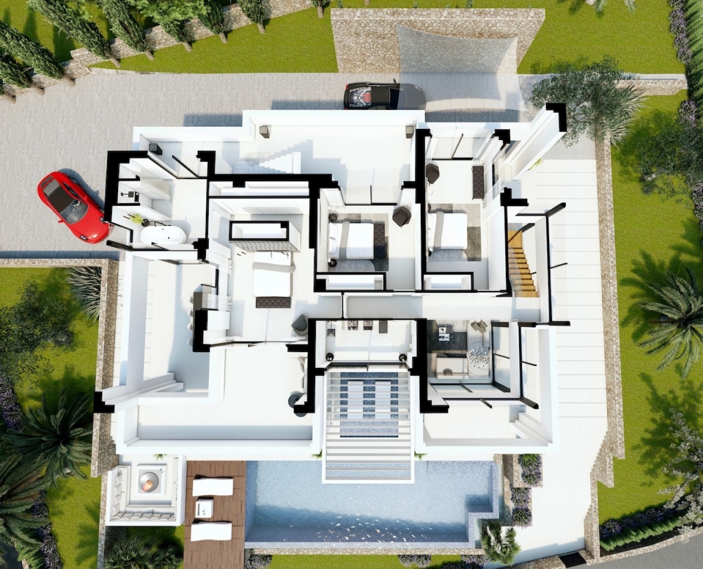 4 bed villas in Benissa
