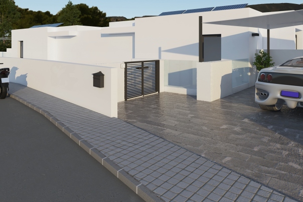 3 bed semi detached villa in Moraira