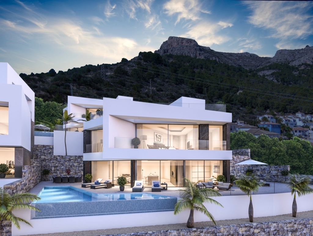 4 bed villas in Calpe