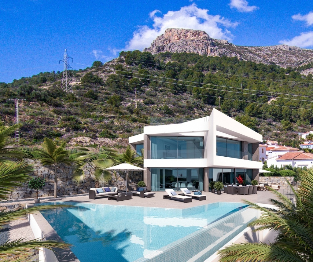 4 bed villas in Calpe