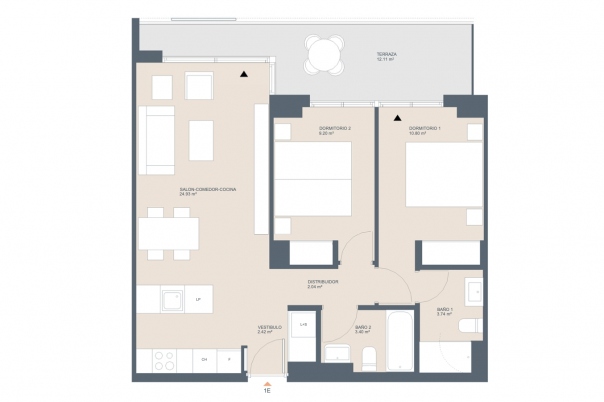 2 bed apartment in Javea