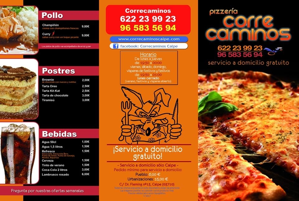 Correcaminos Pizza Restaurant & Take Away