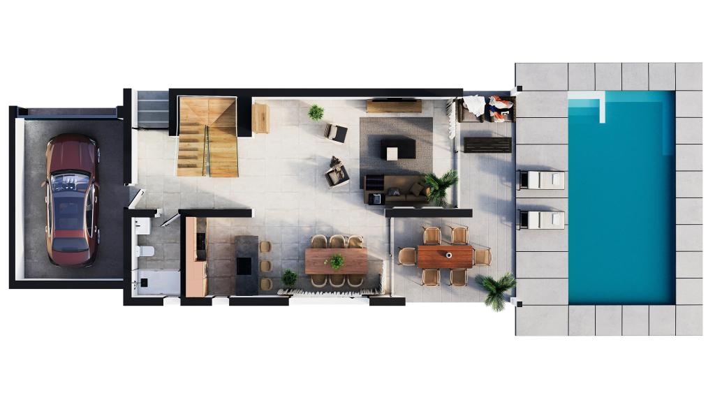 3 bed villa in Calpe