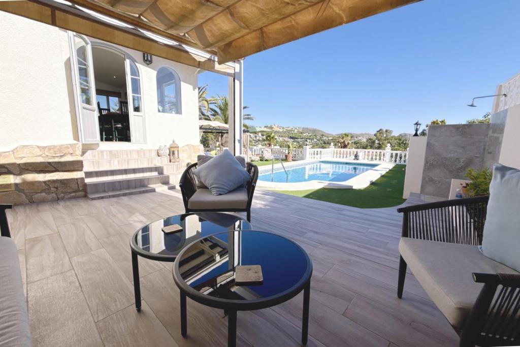 3 bed villa in Moraira