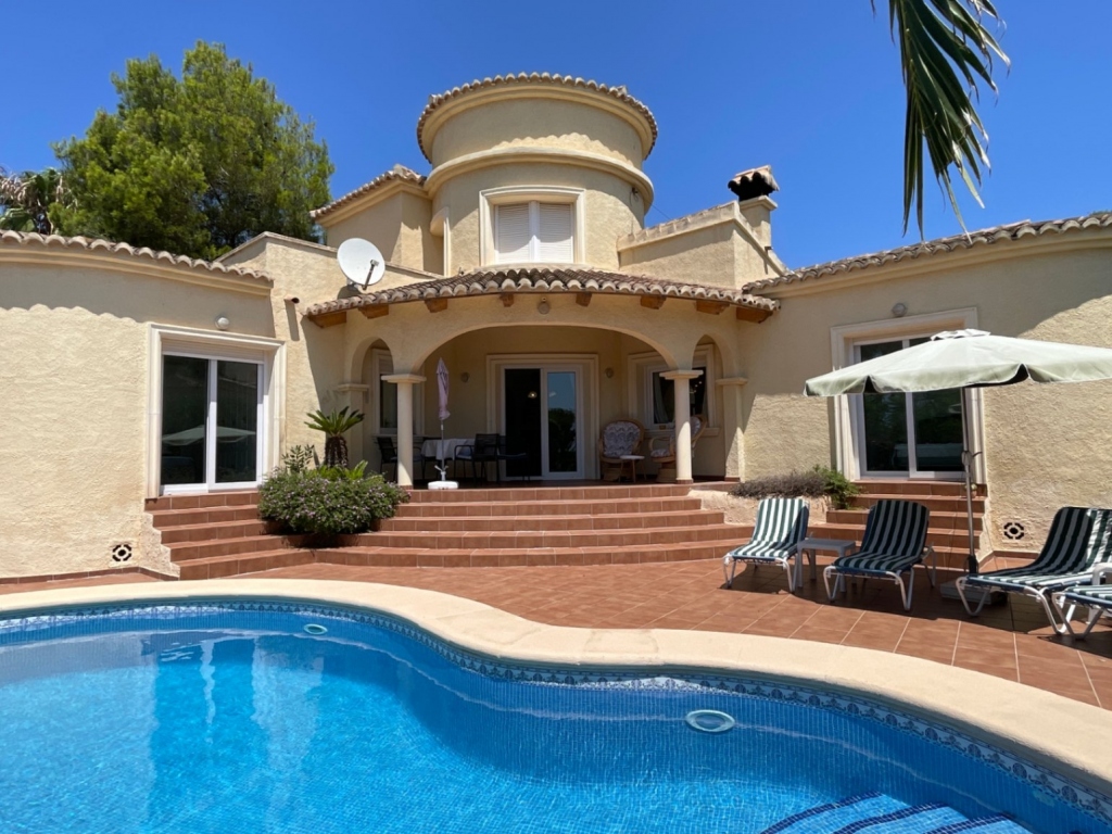 3 bed villa in Moraira