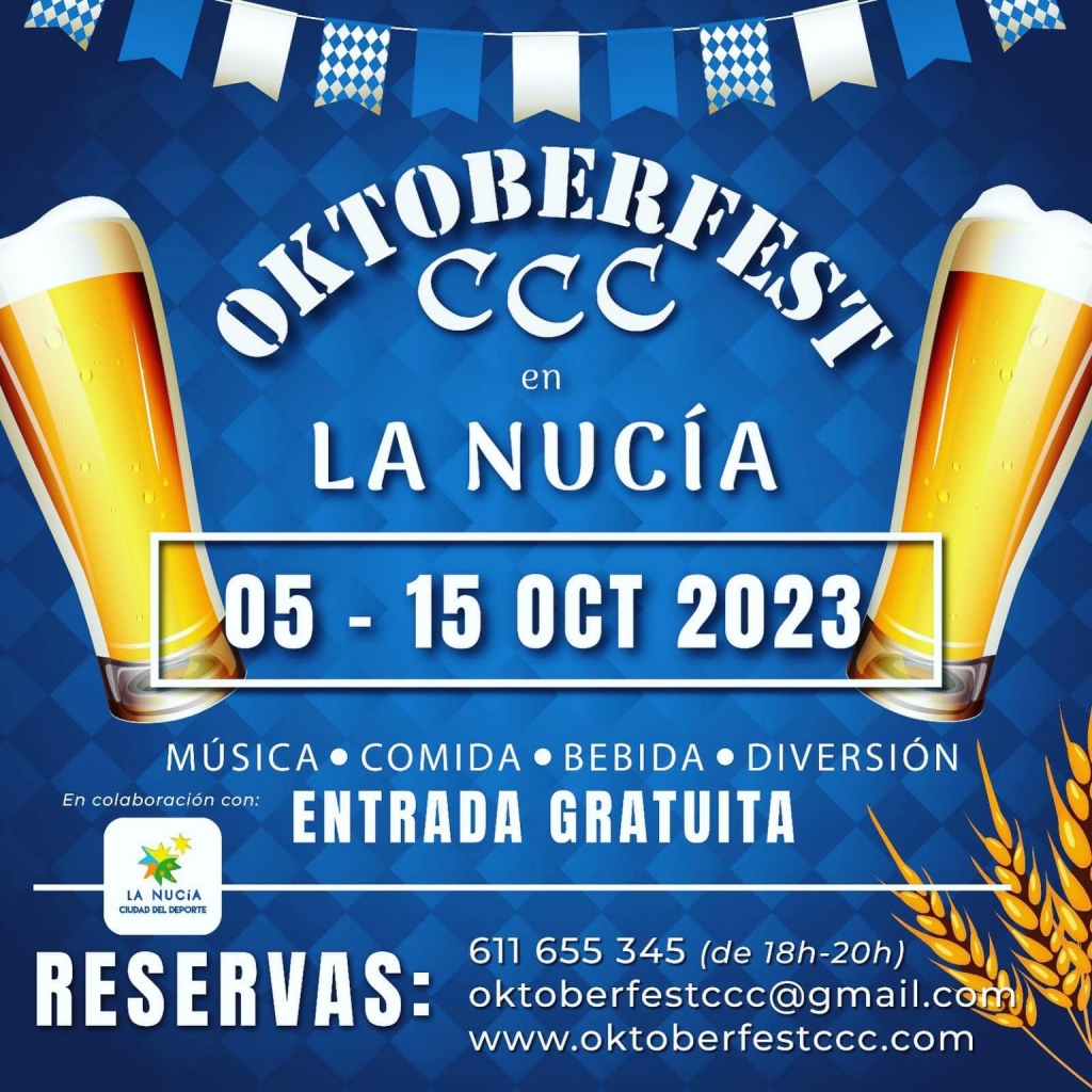 Festivals in Javea: Octoberfest (October 2025)