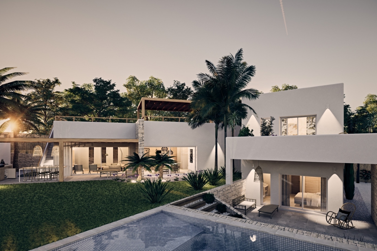 3 bed villa in Moraira