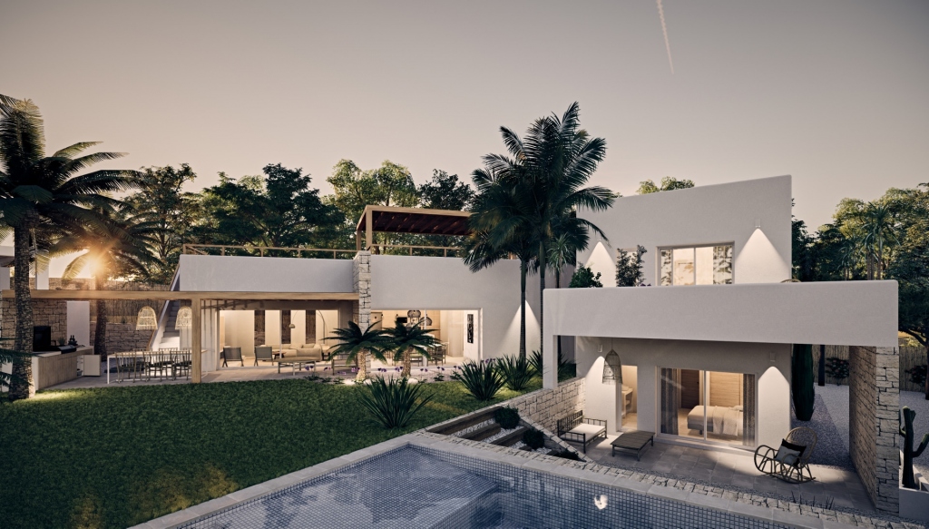 3 bed villa in Moraira