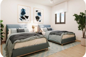 2 bed apartamento in Calpe / Calp