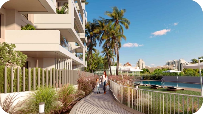2 bed apartamento in Calpe / Calp