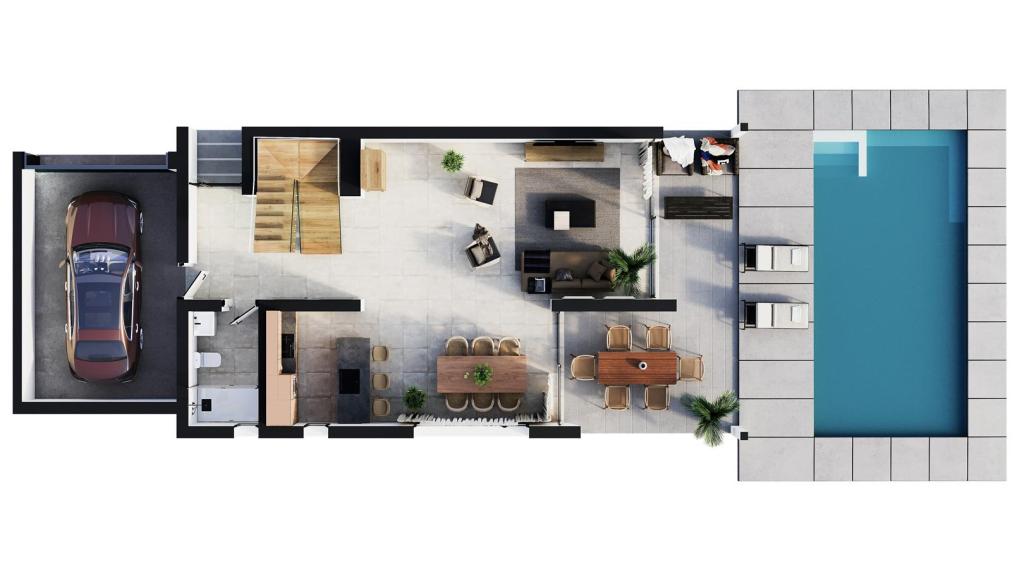 3 bed villa in Calpe