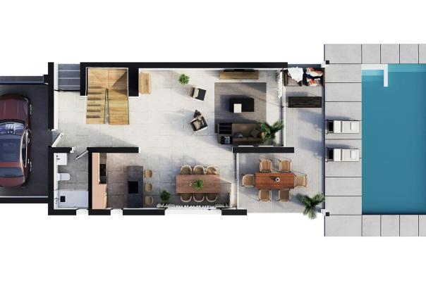 3 bed villa in Calpe