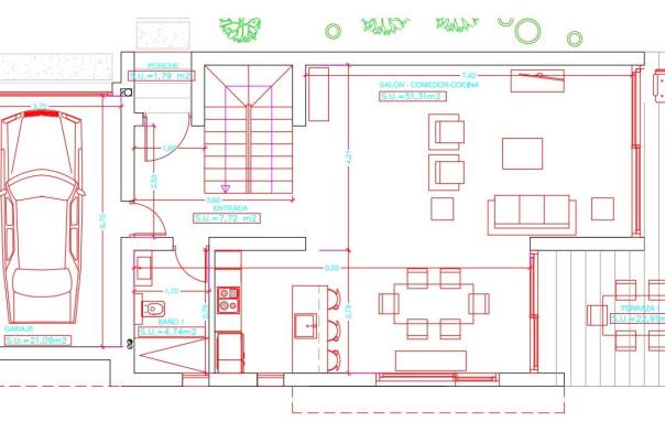 3 bed villa in Calpe