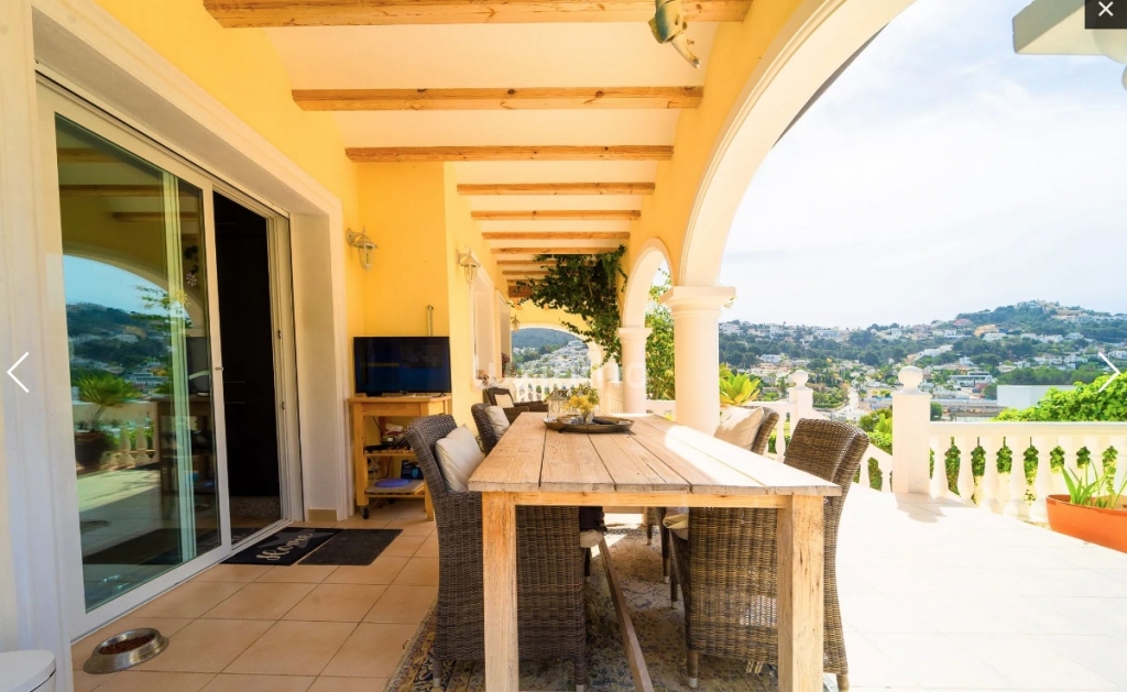4 bed villa in Moraira