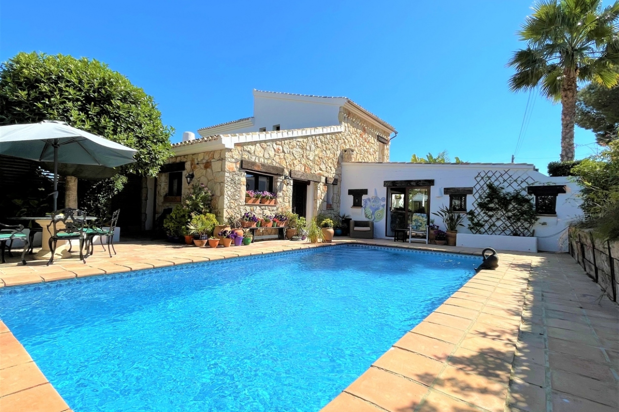 3 bed villa in Moraira