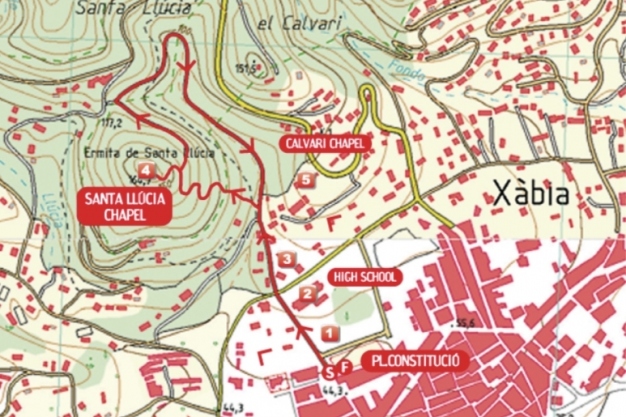 Guide to Javea Walks: Ermita de Santa Llúcia