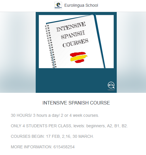 Learn Spanish - Classes from Eurolingua Language School in Calpe