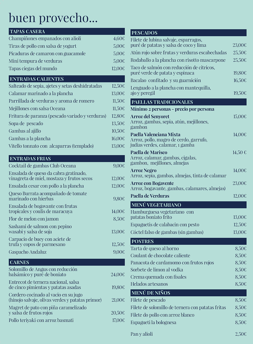 Oceana Costablanca - Restaurant, Cocktail Lounge & Wedding Venue