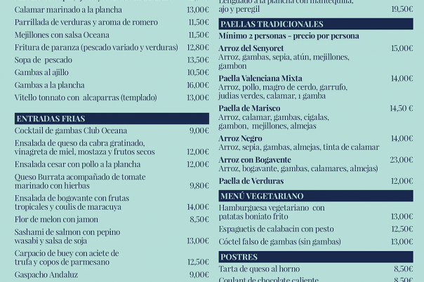 Oceana Costablanca - Restaurant, Cocktail Lounge & Wedding Venue