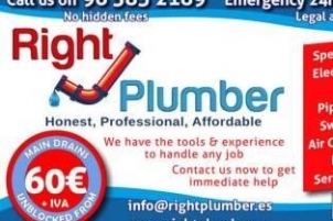 Right Plumber - Calpe - Javea - Moraira Plumbing Services