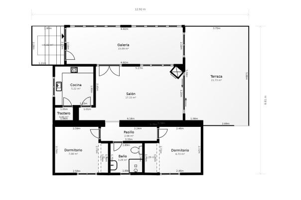 2 bed villa in Calpe