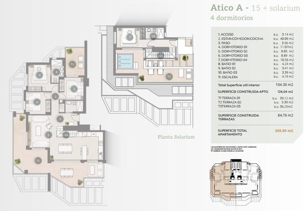 4 bed apartamento in Calpe