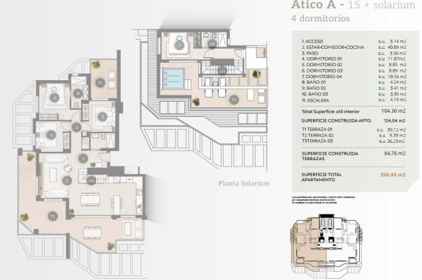 4 bed apartamento in Calpe