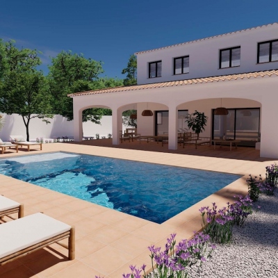 4 bed villas in Moraira