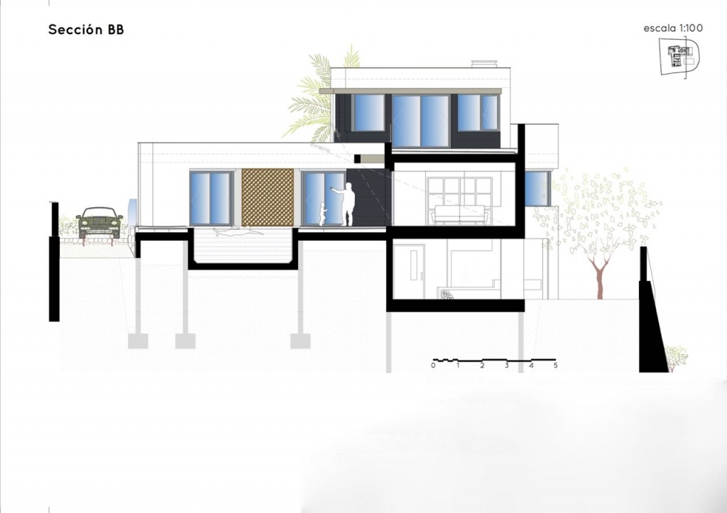 3 bed villas in Moraira