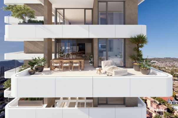 3 bed apartments - flats in Calpe