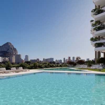 3 bed apartments - flats in Calpe