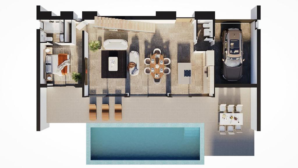 3 bed villa in Calpe