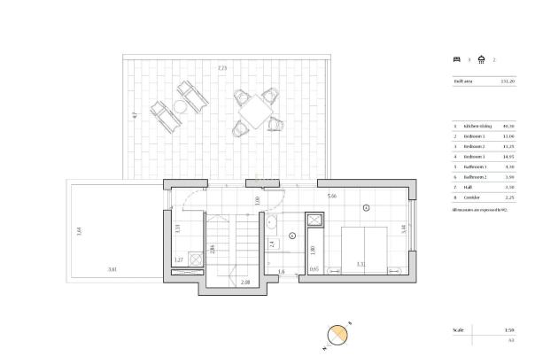 3 bed villa in Algorfa