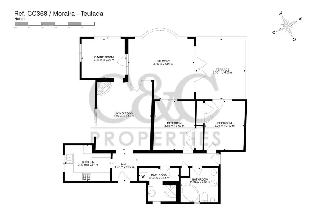 4 bed villa in Moraira