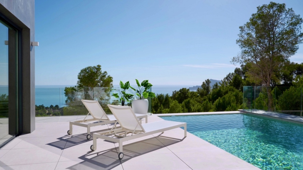 4 bed villas in Altea