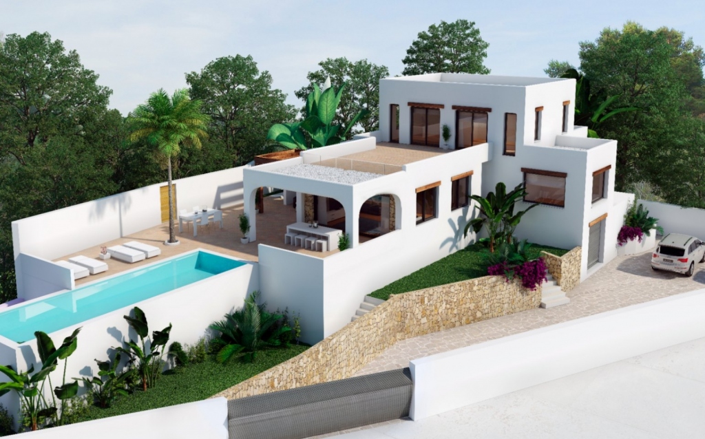 4 bed villa in Moraira