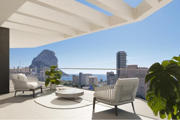 3 bed apartments - flats in Calpe