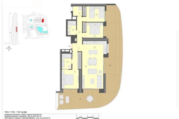 3 bed apartments - flats in Benidorm