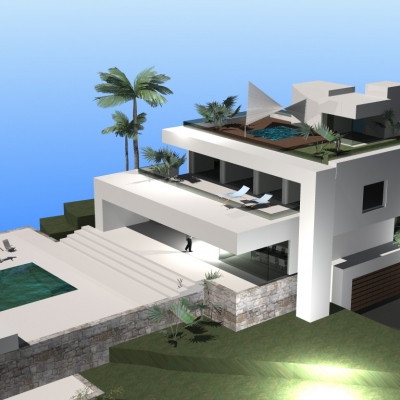 3 bed villa in Moraira