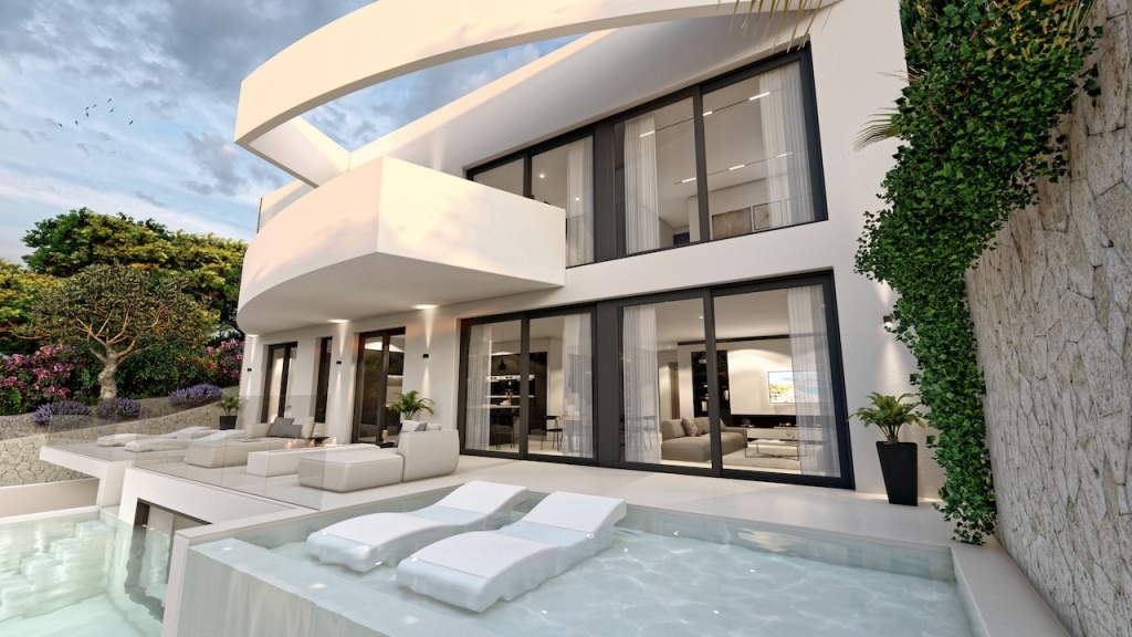 4 bed villas in Altea