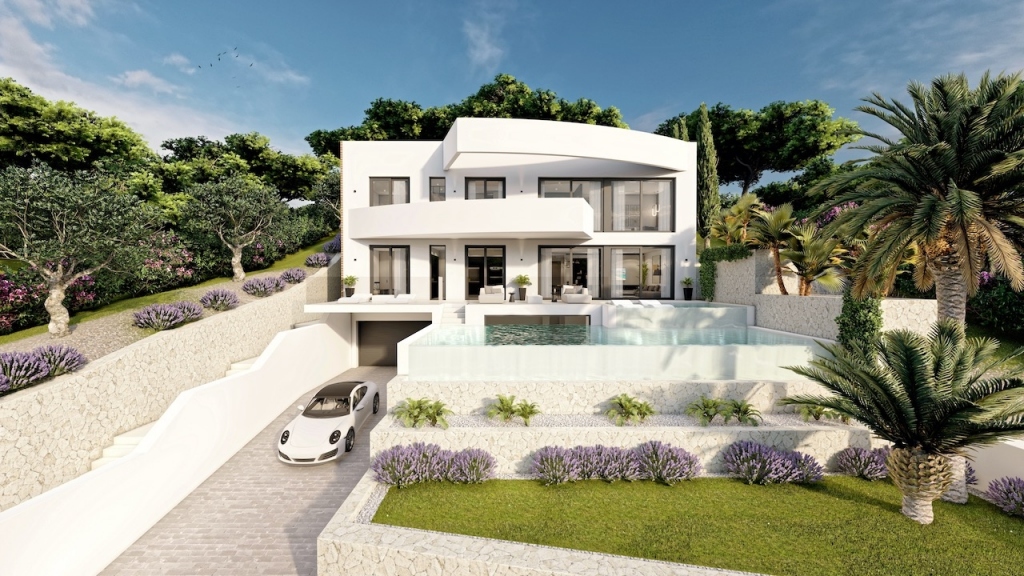 4 bed villas in Altea