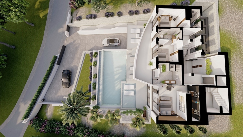 4 bed villas in Altea