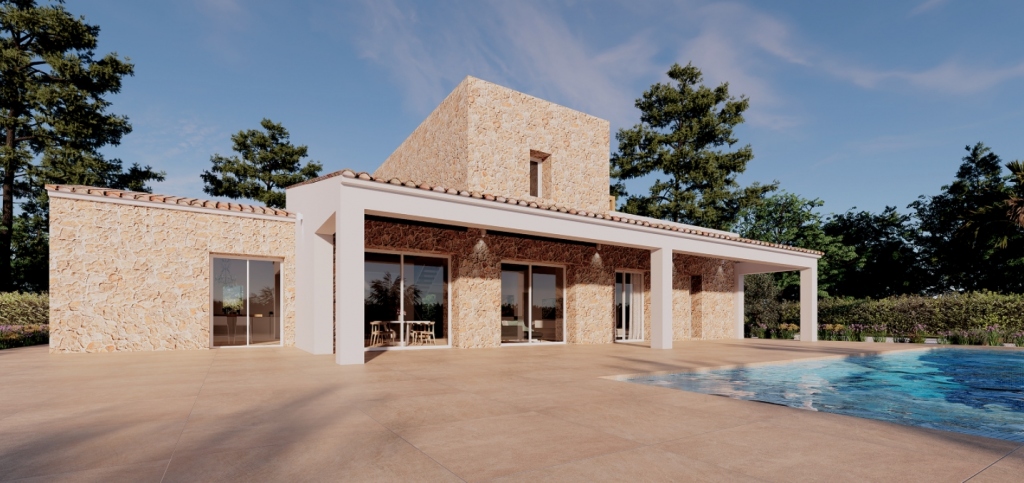 3 bed finca in Benissa