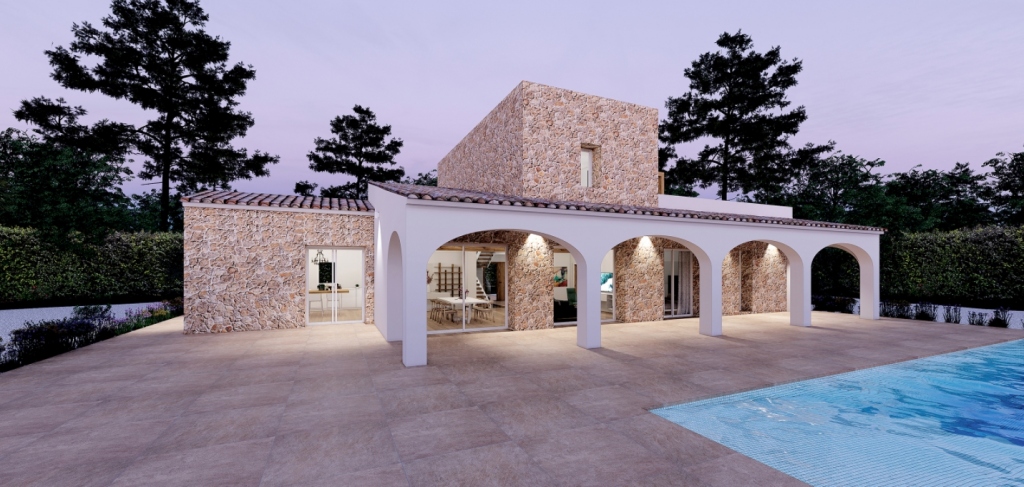 3 bed finca in Benissa