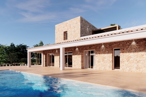 3 bed finca in Benissa