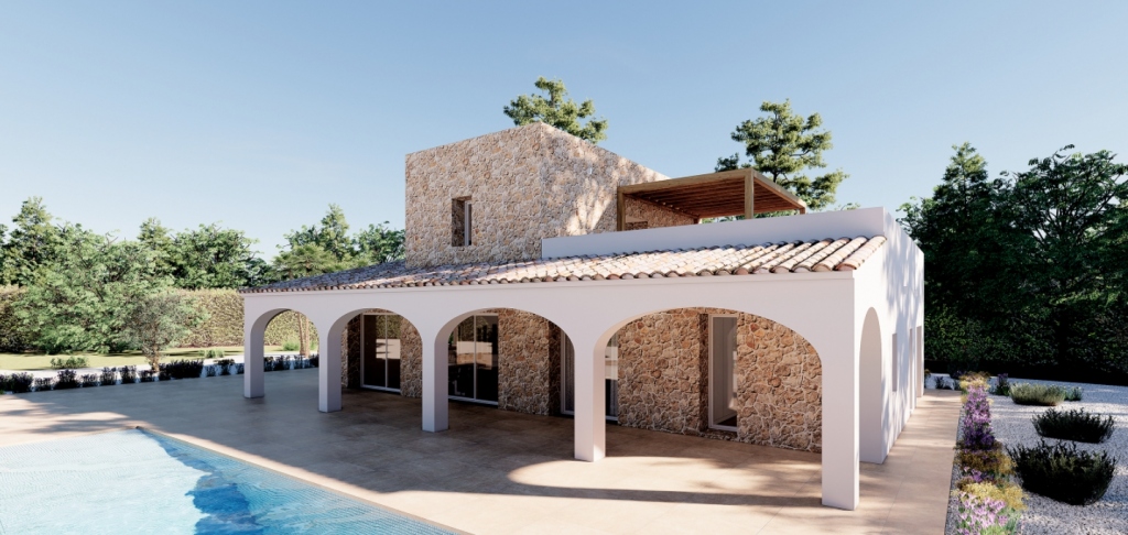 3 bed finca in Benissa