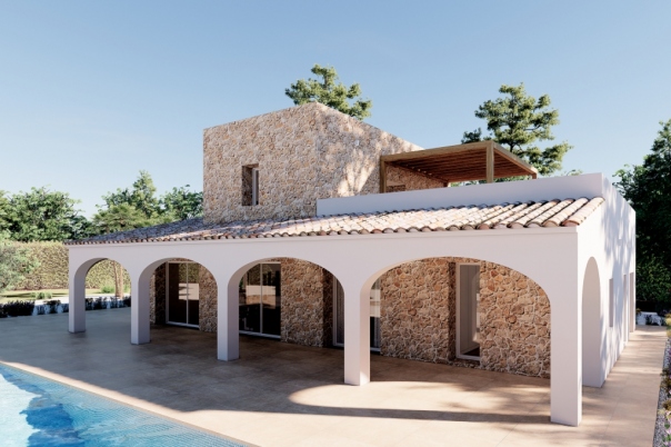 3 bed finca in Benissa