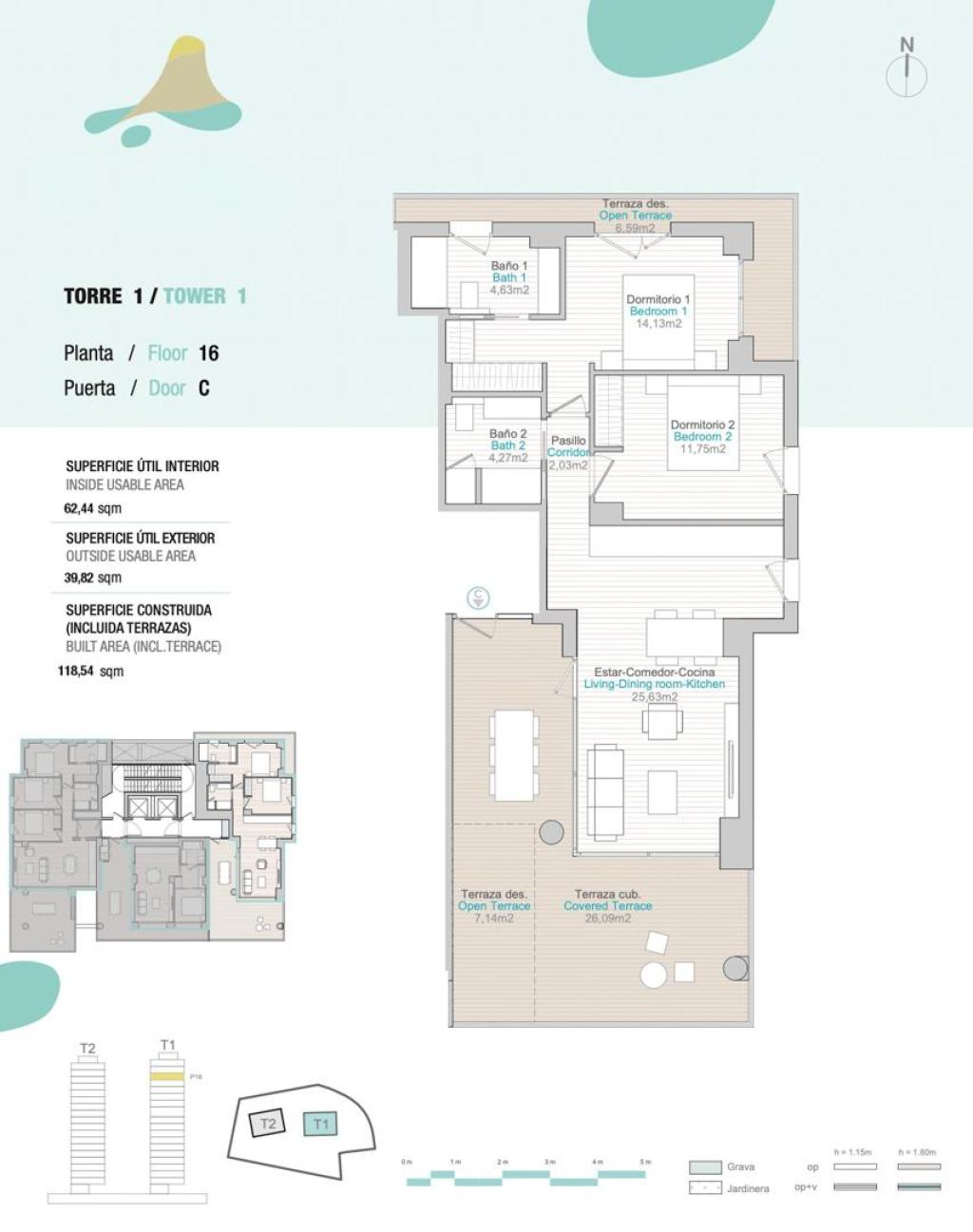 2 bed apartment in Calpe