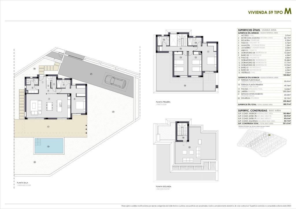 4 bed villa in Polop