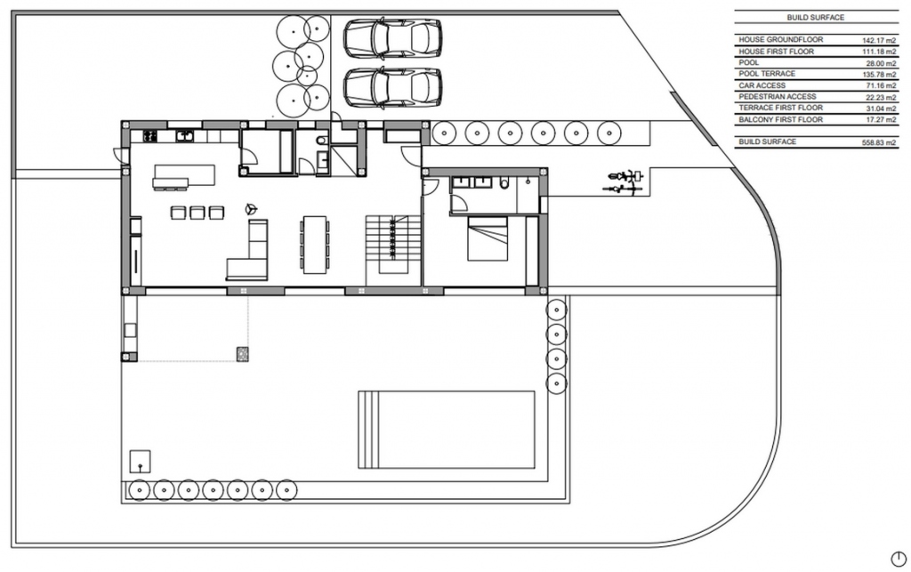 3 bed villa in Moraira